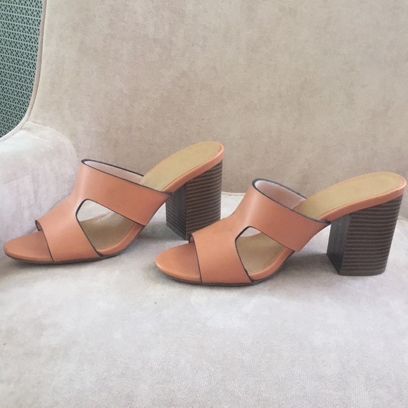 BAMBOO peach chunky heel - Picture 4 of 7